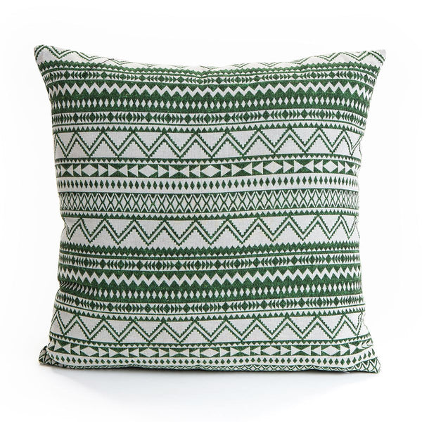 Green Aztec Cushion