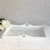 White butterfly trays