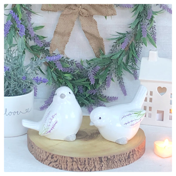 Ceramic Birds - Lavender