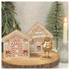 Wooden Gingerbread Houses set of 2