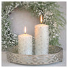 Silver Mirror Candle Tray