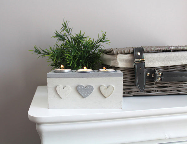 Tea light holder heart