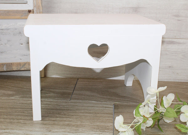 White heart stool