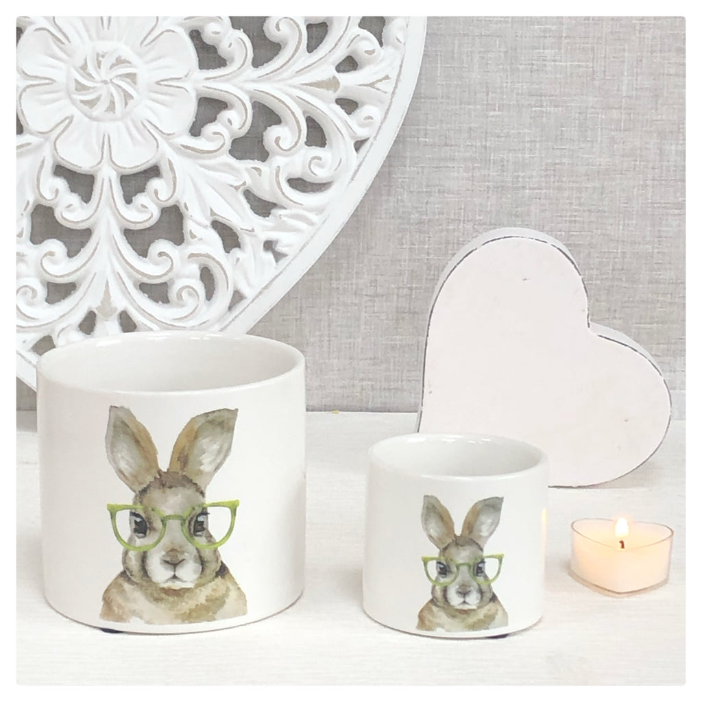 Bunny Pots set of 2