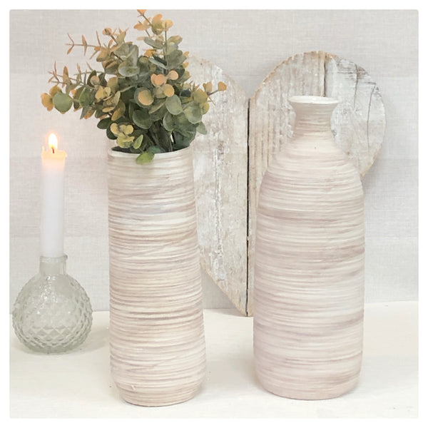 Stoneware vases