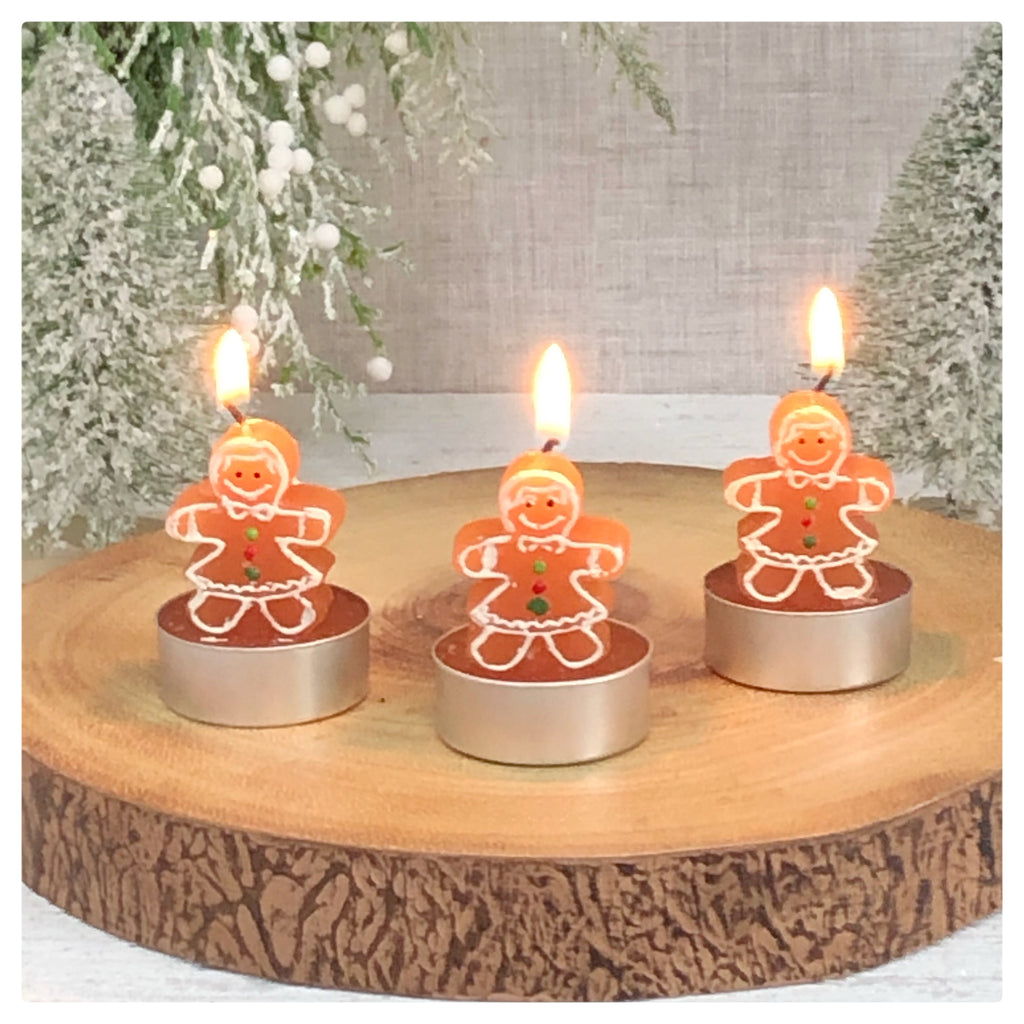 Gingerbread candles