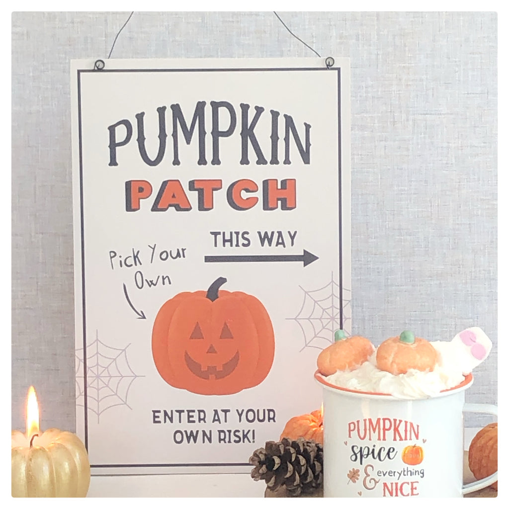 Pumpkin Patch Sign - large