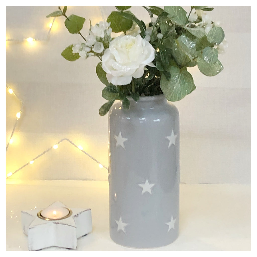 Grey Star Vase