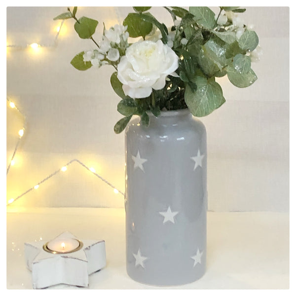 Grey Star Vase