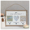 love story plaque