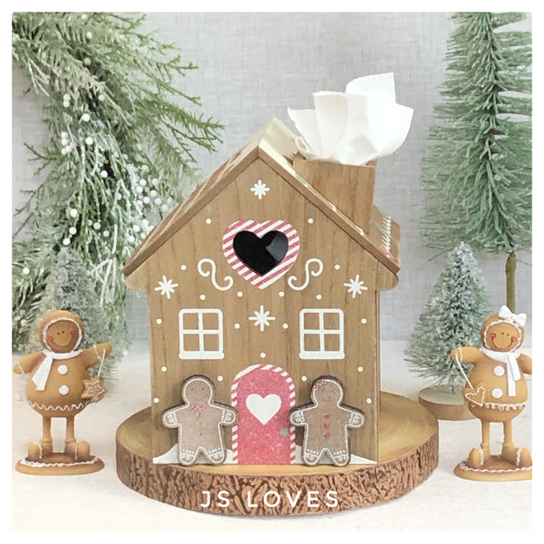 Gingerbread Tissue House