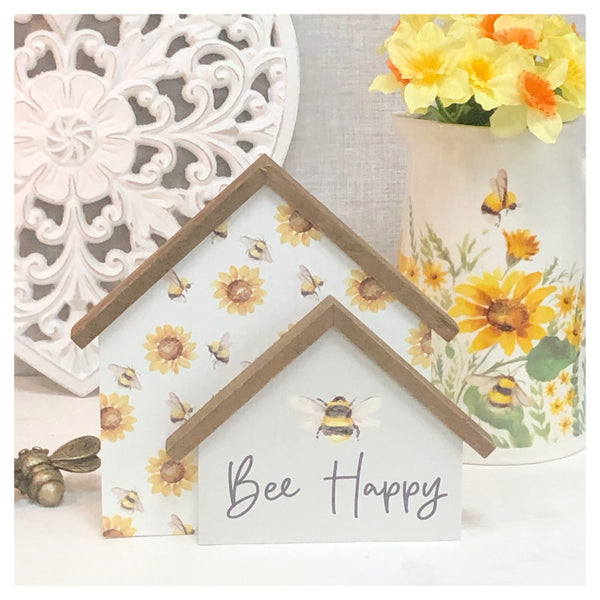 Bee Happy Block