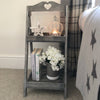 Grey Wooden Heart Display Stand