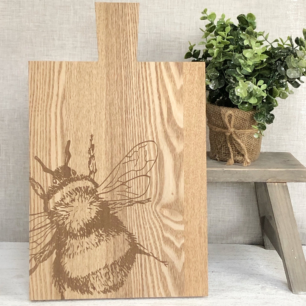Wooden Bee Serving Board